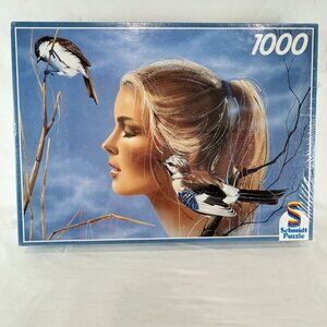 New Schmidt Jigsaw Puzzle 1000 Reve d'amour 1991 Luc Genot Birds #02620 Germany